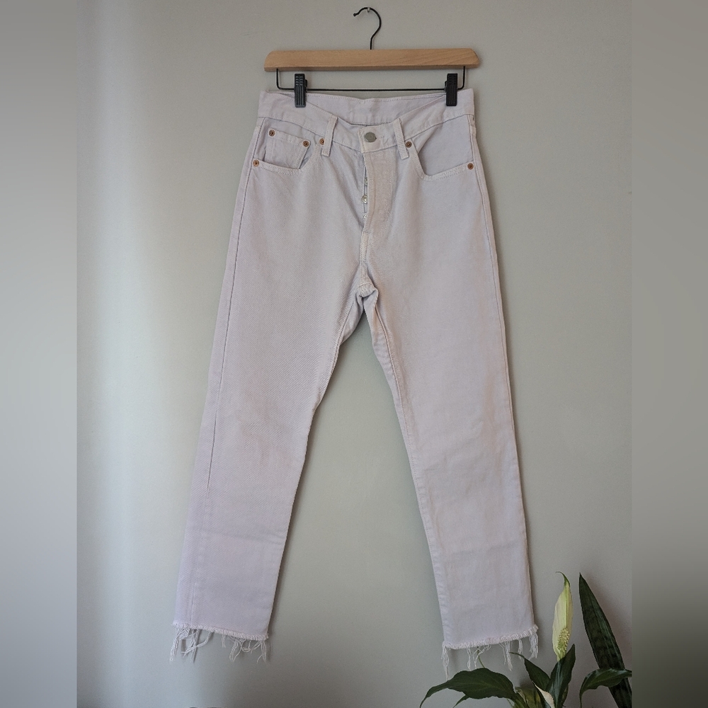Levi's Pale Lavender High Rise Jeans